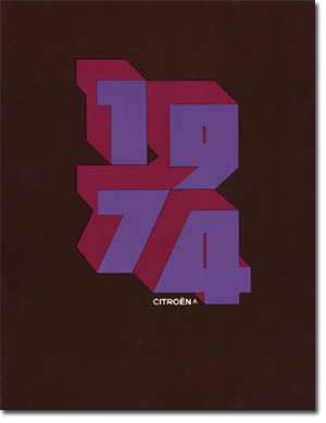 Werbung Citro�n, 19714